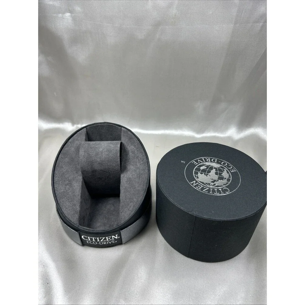 Authentic Empty Citizen Eco Drive Round Watch Box Case Holder with Cushion/Box